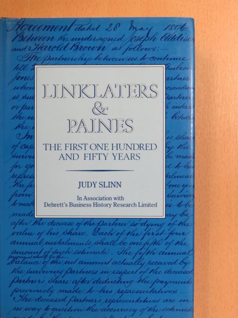 Judy Slinn - Linklaters & Paines [antikvár]