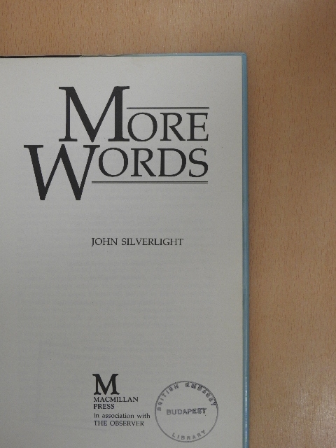 John Silverlight - More Words [antikvár]