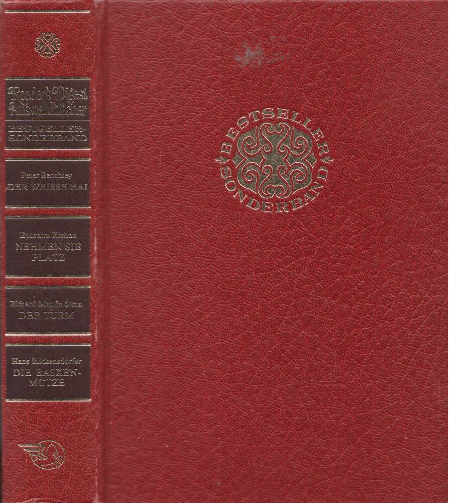 Peter Benchley, Ephraim Kishon, Richard Martin Stern, Hans Blickensdörfer - Der weiße Hai / Nehmen Sie Platz / Der Turm / Die Baskenmütze [antikvár]