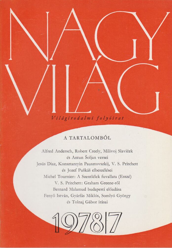 KÉRY LÁSZLÓ - Nagyvilág 1978/7 [antikvár]
