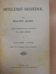 Melcher Alajos - Hitelemző beszédek I. [antikvár]