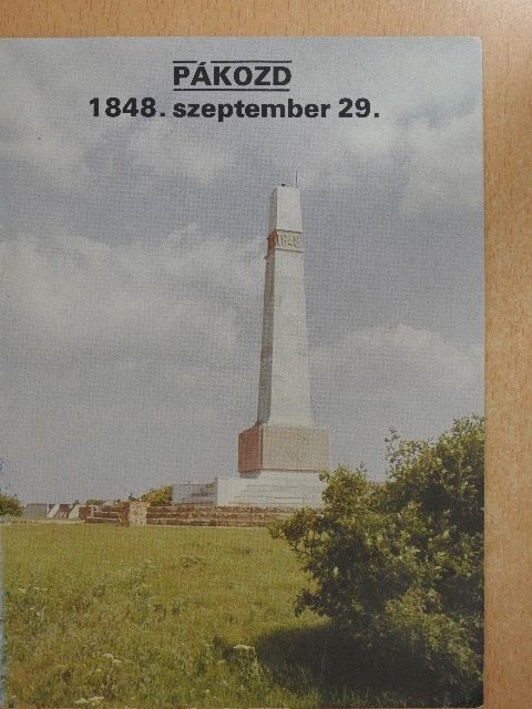 Pákozd - 1848. szeptember 29. [antikvár]