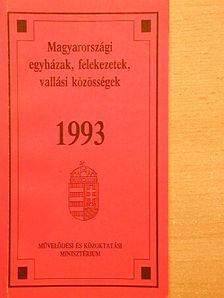 Magyarországi egyházak, felekezetek, vallási közösségek 1993 [antikvár]