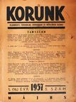 Aszódy János - Korunk 1957. május [antikvár]