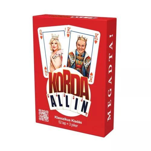 KORDA01 - Korda All In - Klasszik Francia Kártya (52Lap+3Joker)