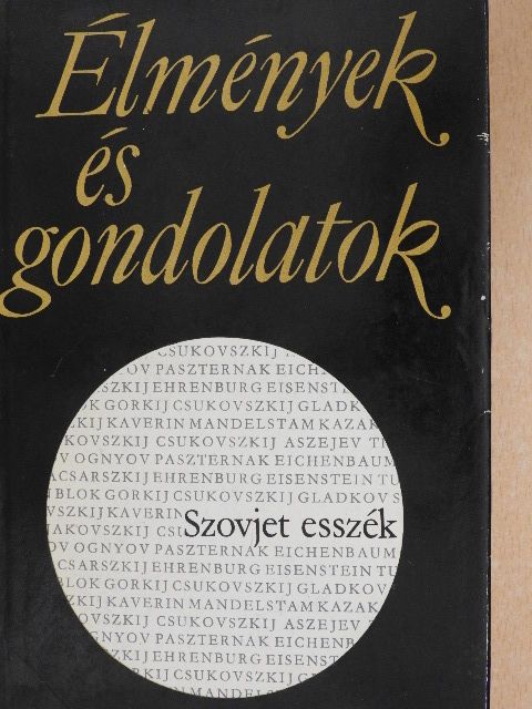 Alekszandr Blok - Élmények és gondolatok [antikvár]