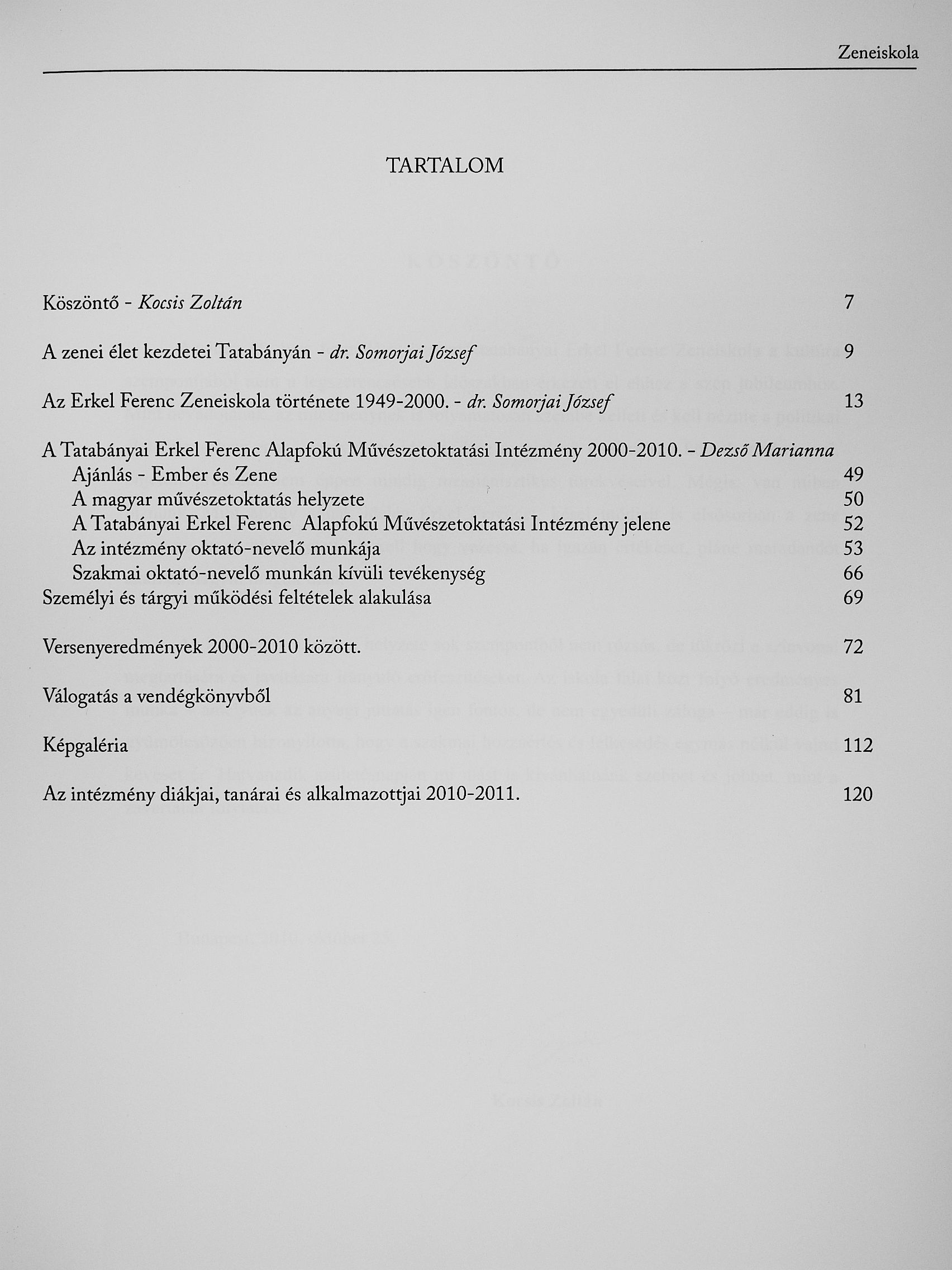 Dezső Marianna - 60 éves a Tatabányai Erkel Ferenc Zeneiskola [antikvár]