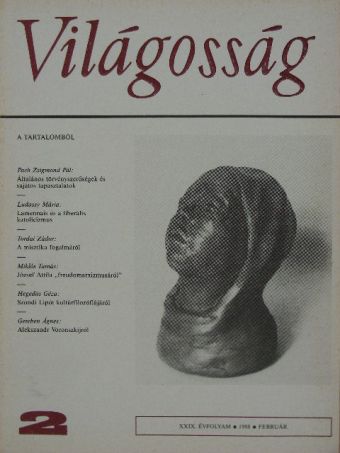 Boros Gábor - Világosság 1988. február [antikvár]