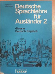 Dora Schulz - Glossar Deutsch-Englisch [antikvár]