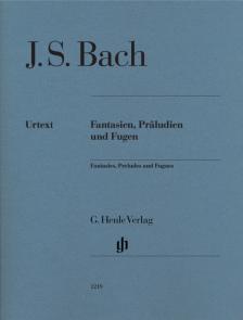 J. S. Bach - FANTASIEN, PRAELUDIEN UND FUGEN FÜR KLAVIER URTEXT OHNE FINGERSATZ