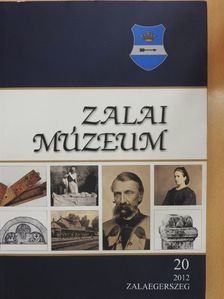 Berdán Zsuzsanna - Zalai Múzeum 20. [antikvár]