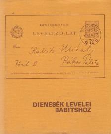 Téglás János - Dienesék levelei Babitshoz [antikvár]