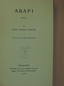 Báró Jósika Miklós - Abafi [antikvár]