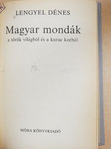 Lengyel Dénes - Magyar mondák [antikvár]