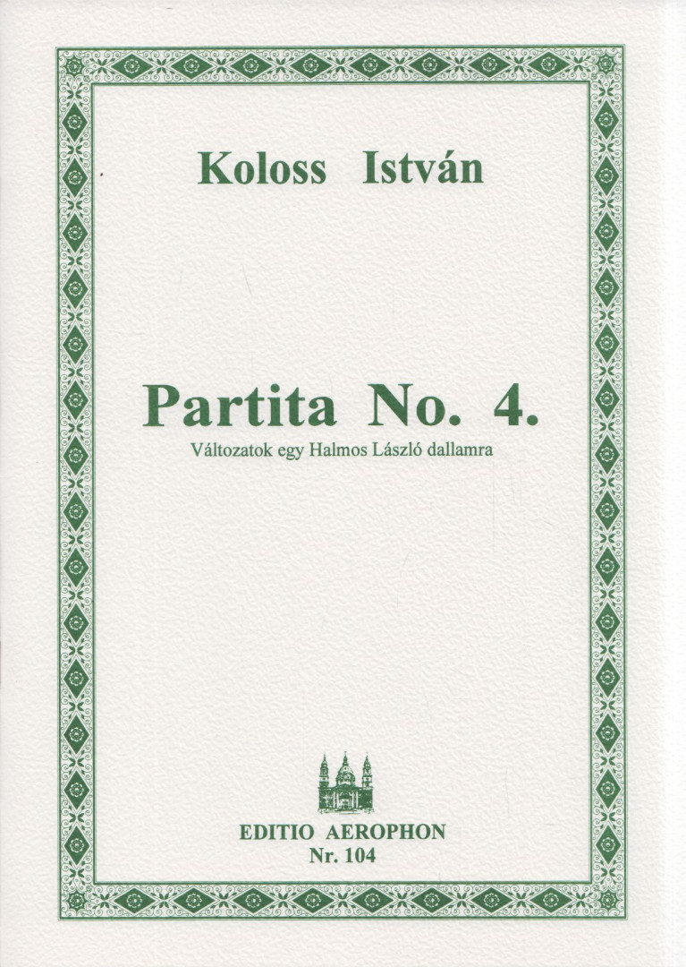 KOLOSS ISTVÁN - Partita No. 4. [antikvár]