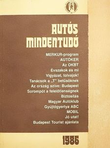 Csúri István - Autós mindentudó 1986 [antikvár]