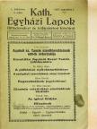 Dr. Kühár Flóris - Kath. Egyházi Lapok 1923. augusztus 1. [antikvár]
