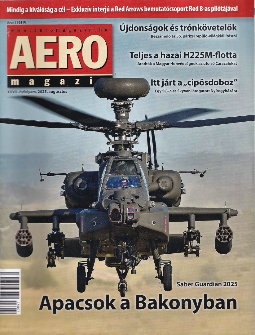 Sajtos Zoltán - Aero magazin 2025. augusztus [antikvár]