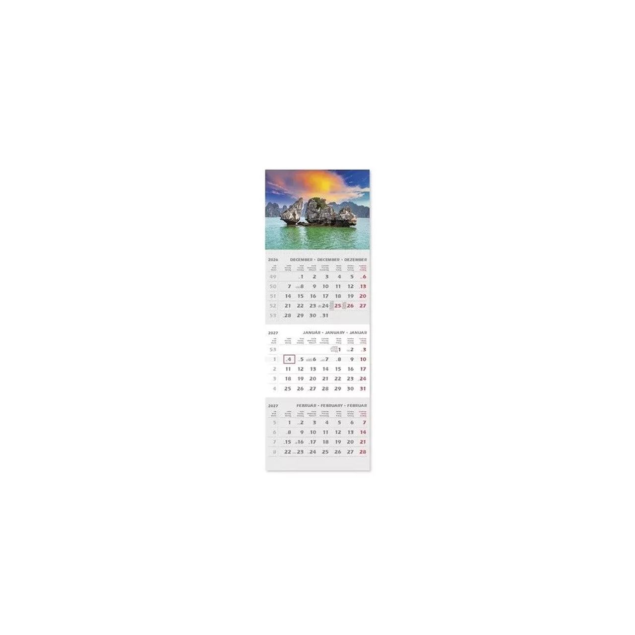 P4111 - 0242 - Speditőrnaptár pd Csodálatos Természet 30x68 2027