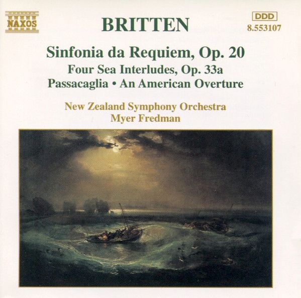 BRITTEN - SINFONIA DA REQUIEM, OP.20  CD