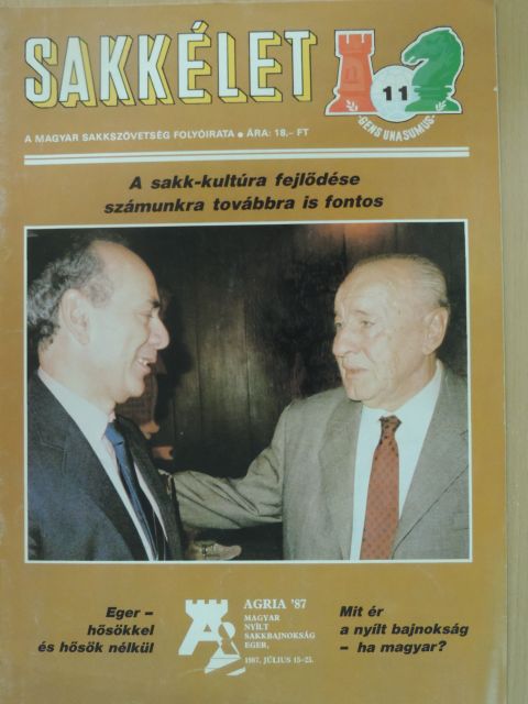 Sakkélet 1987. november 25. [antikvár]