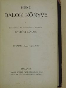 Heine - Dalok Könyve [antikvár]