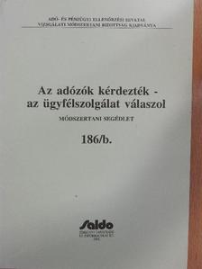 Ambrus Béla - Az adózók kérdezték - az ügyfélszolgálat válaszol [antikvár]