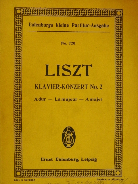 Franz Liszt - Konzert Nr. 2 (Solymos Péter könyvtárából) [antikvár]
