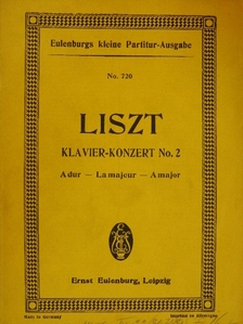 Franz Liszt - Konzert Nr. 2 (Solymos Péter könyvtárából) [antikvár]