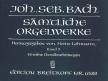 J. S. Bach - SAEMTLICHE ORGELWERKE BAND 9,EINZELNE CHORALBEARBEITUNGEN (H.LOHMANN)ANTIKV