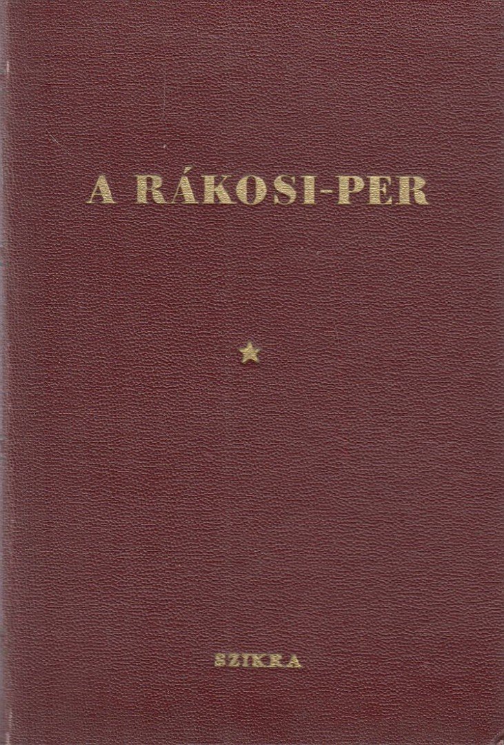 GYŐRFFY SÁNDOR - A Rákosi-per [antikvár]