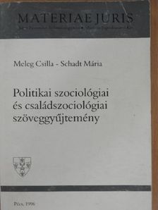 Politikai szociológiai és családszociológiai szöveggyűjtemény [antikvár]