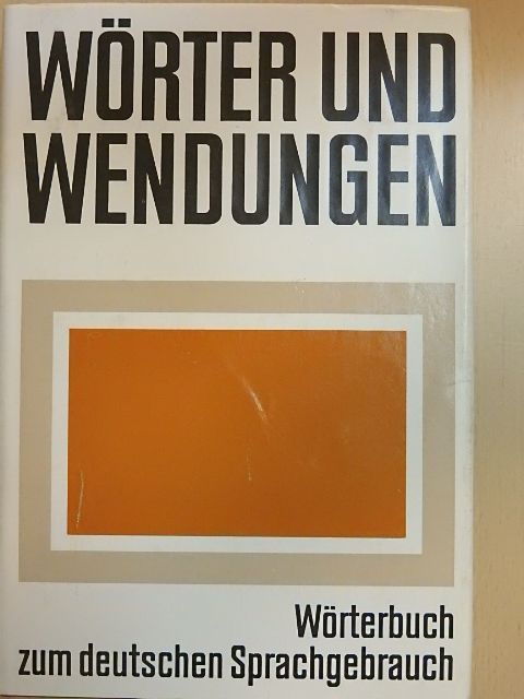 Wörter und Wendungen [antikvár]