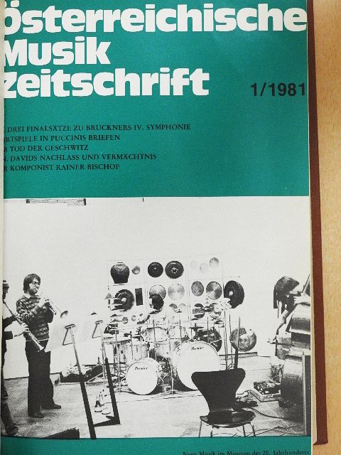 Jürgen J. Leukel - Österreichische Musikzeitschrift 1981 [antikvár]