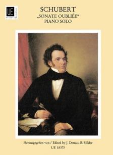 SCHUBERT,F. - "SONATE OUBLIÉE" D 916B FÜR PIANO (J.DEMUS-R.SÖLDER)