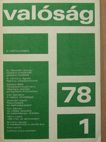 Biernaczky Szilárd - Valóság 1978. január [antikvár]