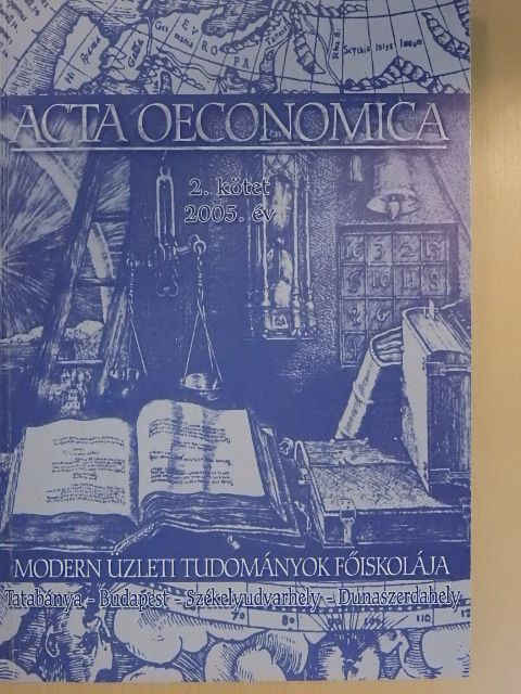 Dr. Géró Imre - Acta Oeconomica 2. [antikvár]