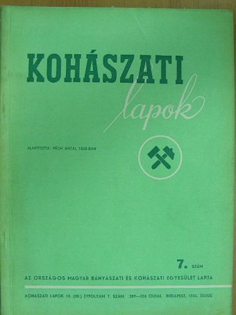 Árkos Frigyes - Kohászati Lapok 1955. július [antikvár]