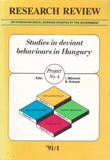 Münnich Iván (szerk.), Kolozsi Béla - Research Review '91/1 [antikvár]