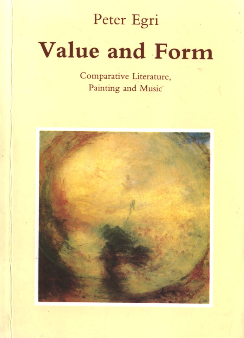 EGRI PÉTER - Value and Form (Dedikált) [antikvár]