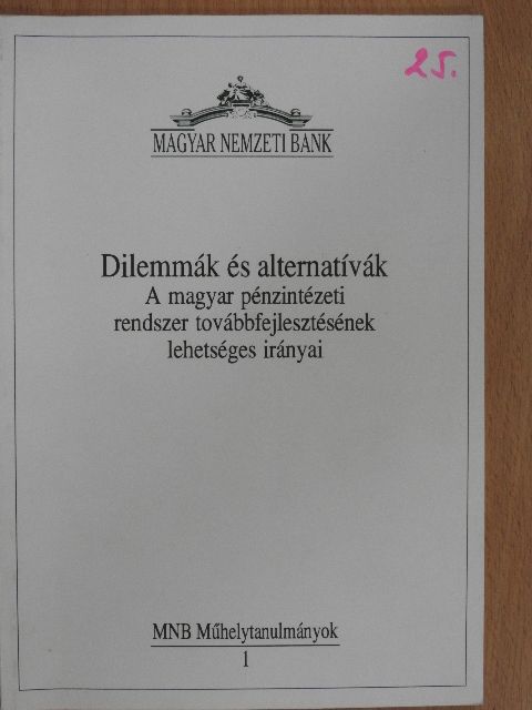 Dilemmák és alternatívák [antikvár]