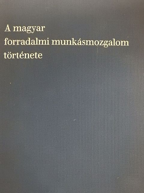 Erényi Tibor - A magyar forradalmi munkásmozgalom története [antikvár]