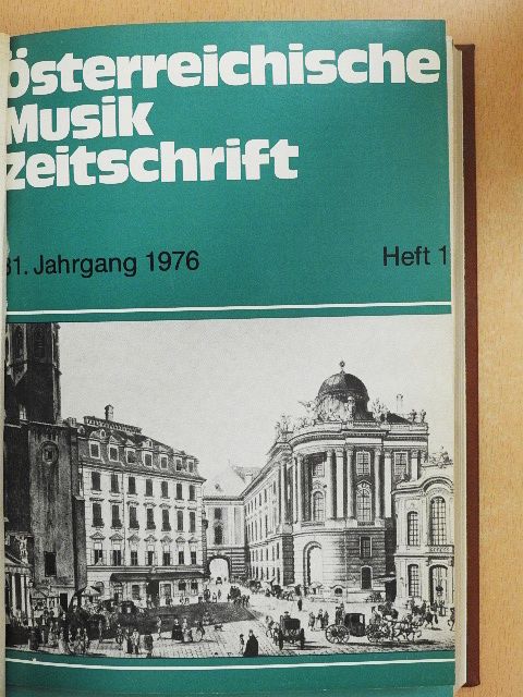 Ernst Krenek - Österreichische Musikzeitschrift 1976 [antikvár]