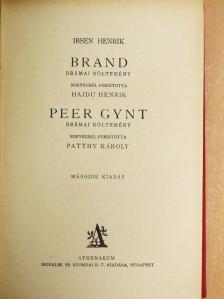 Ibsen Henrik - Brand/Peer Gynt [antikvár]