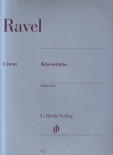 RAVEL... - KLAVIERTRIO URTEXT PARTITUR UND STIMMEN (PETER JOST / PASCAL ROGÉ)