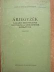 Hódi Ferenc - Árjegyzék II/D kötet (töredék) [antikvár]