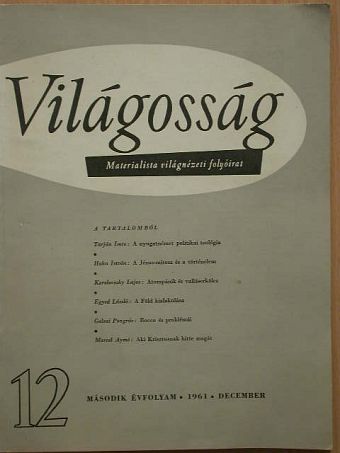 Egyed László - Világosság 1961. december [antikvár]