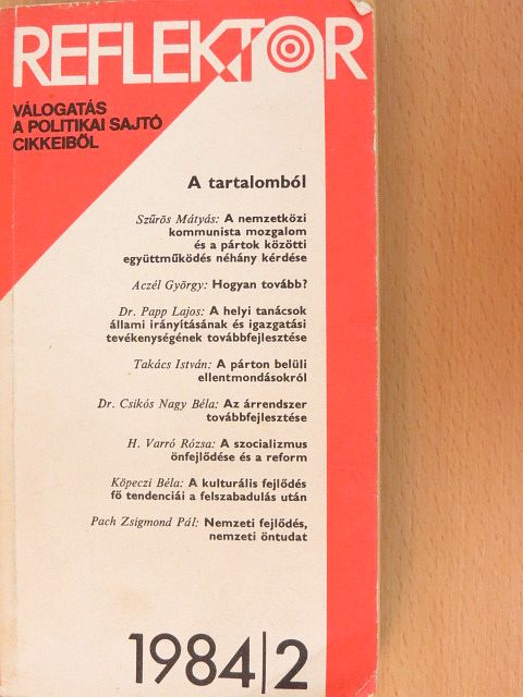 Aczél György - Reflektor 1984/2. [antikvár]