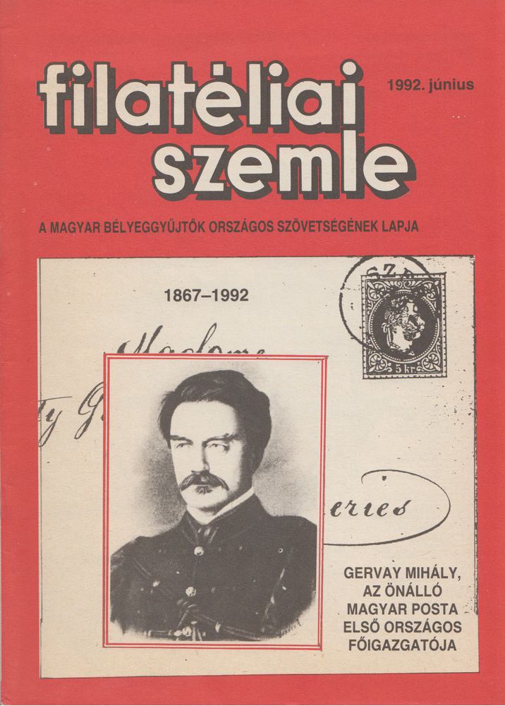 SIMON GY. FERENC - Filatéliai szemle 1992. június [antikvár]