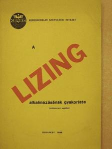 Bokros Lajos - A lizing alkalmazásának gyakorlata [antikvár]